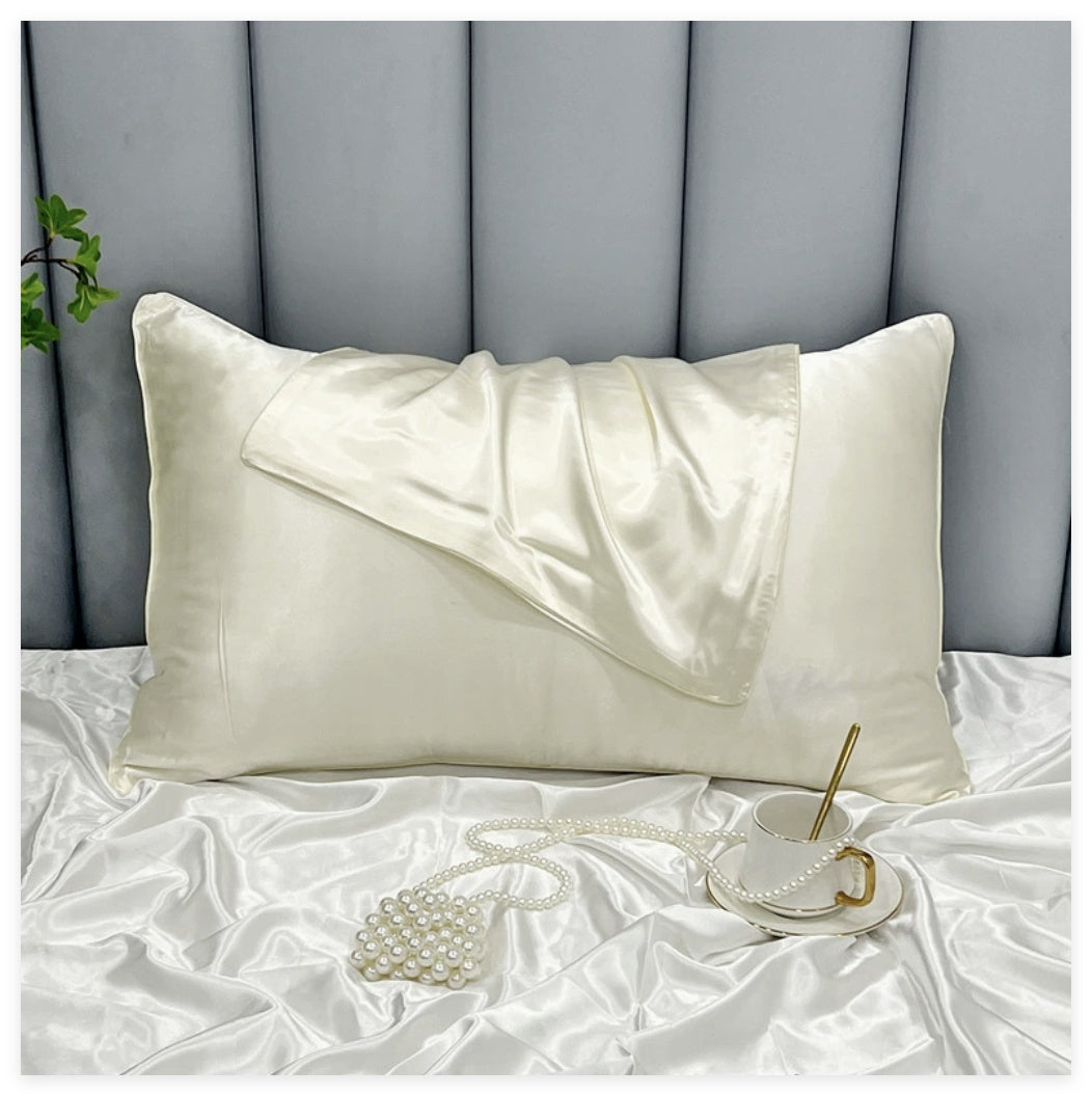 Veluna™ Taie d'Oreiller en Soie — Douceur & Beauté au Quotidien