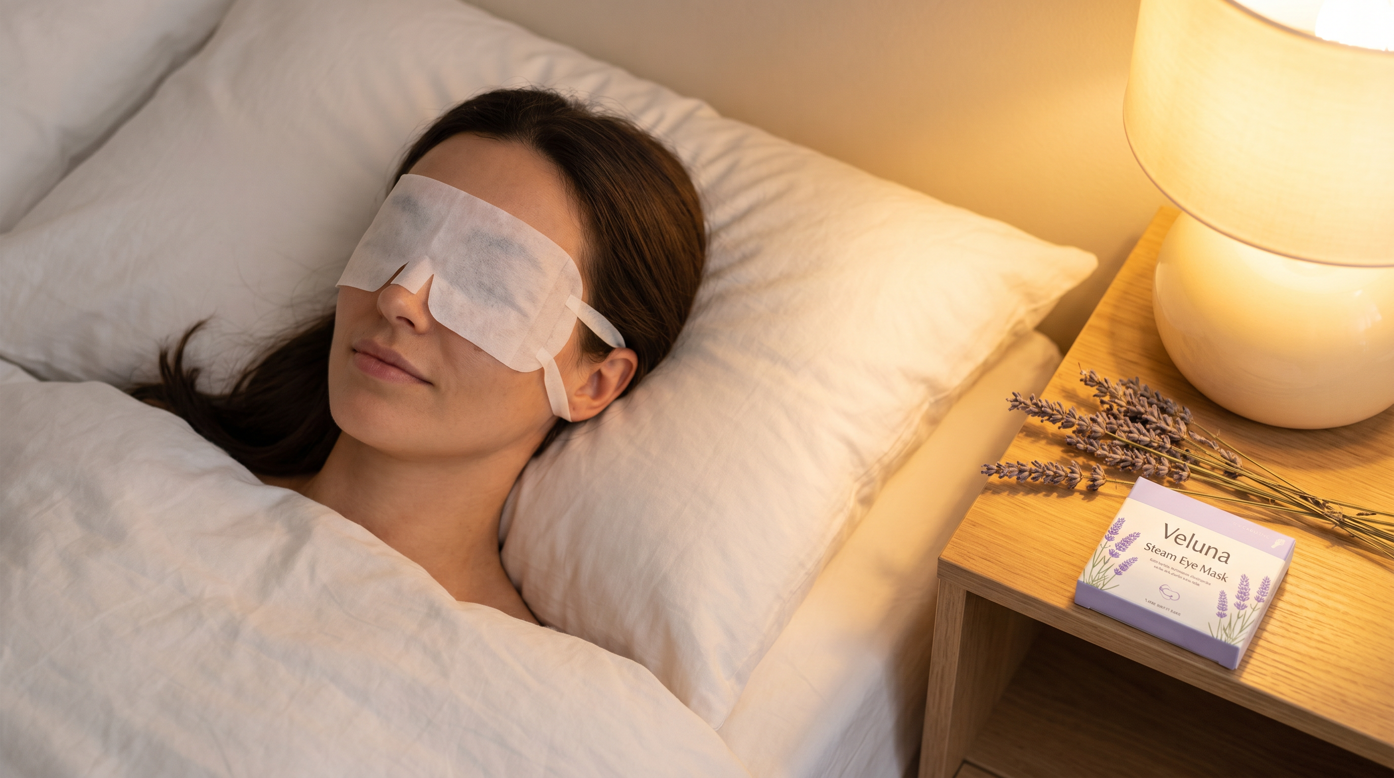 Veluna™ Masque Vapeur Yeux — Détente & Soulagement Instantané