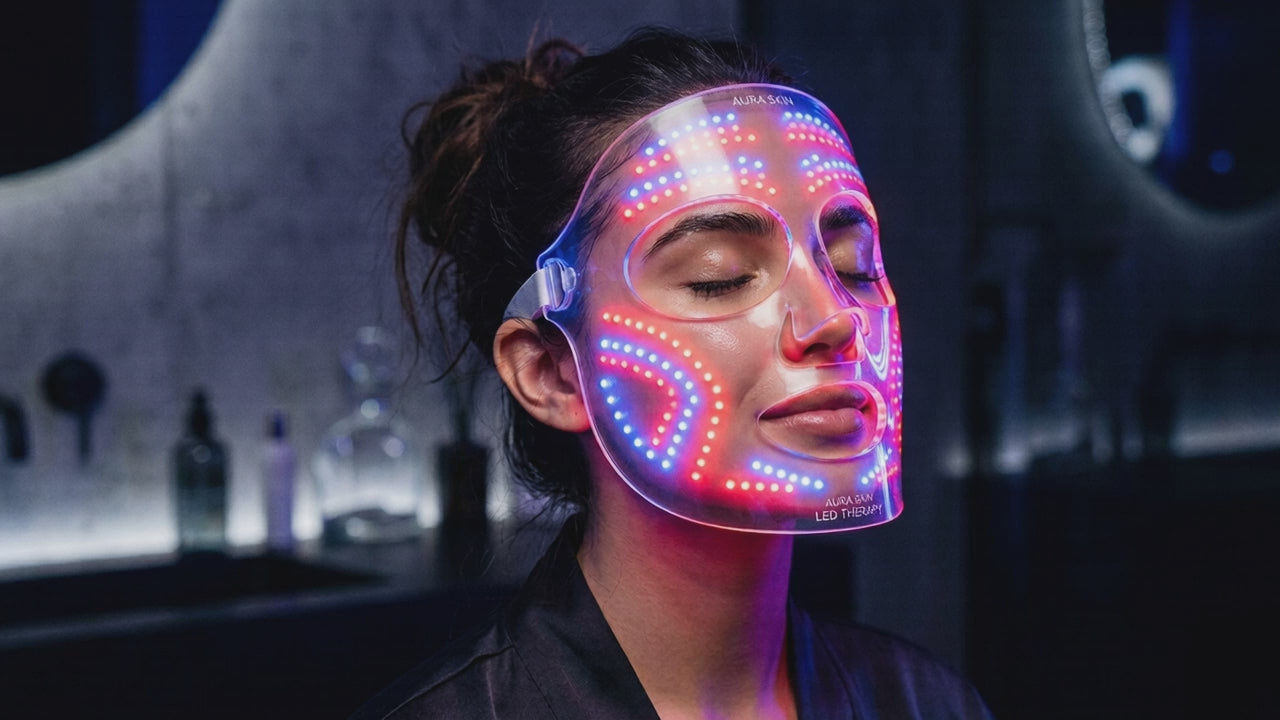 Veluna™ Masque LED Luminothérapie — Anti-âge & Anti-acné