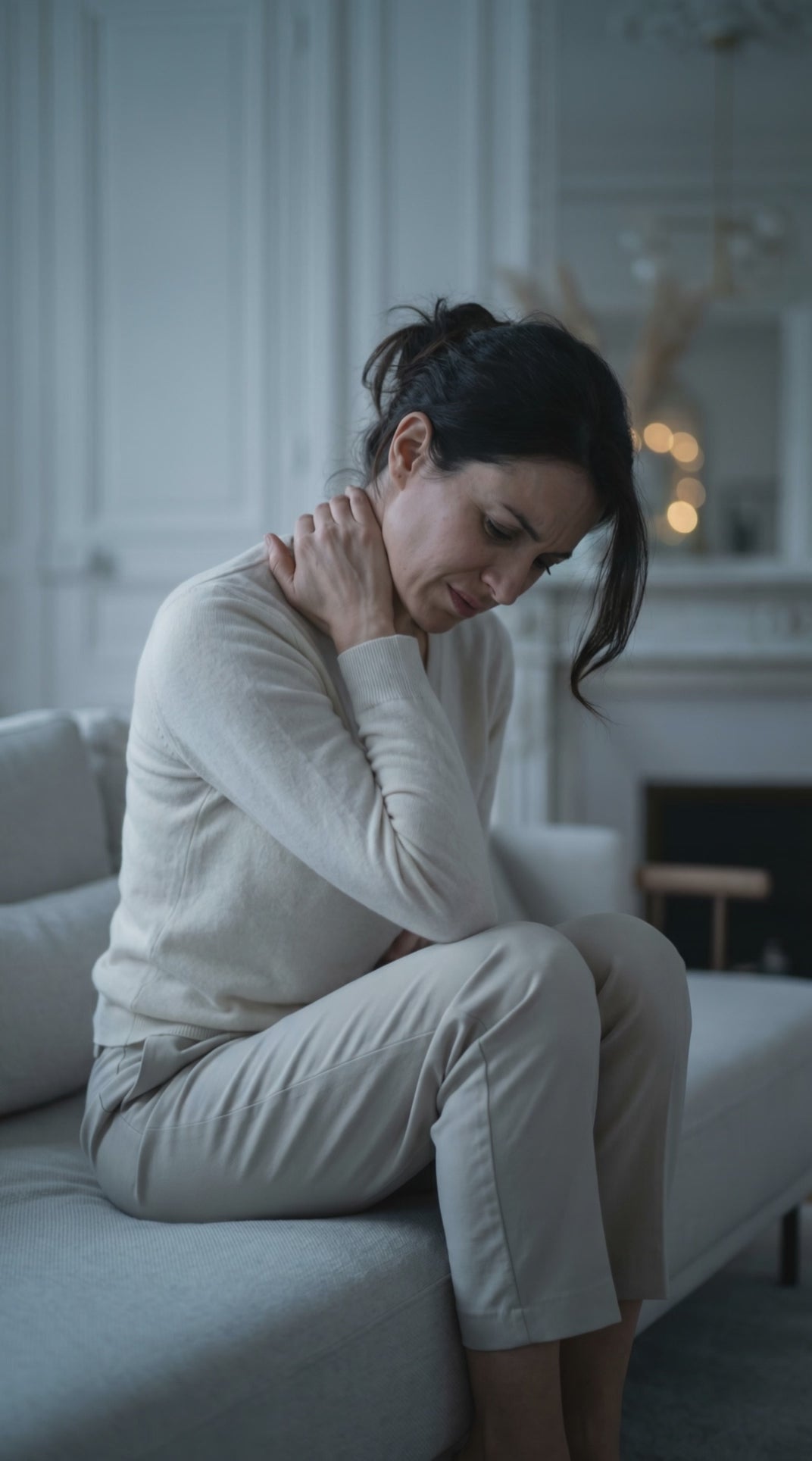 Veluna™ Masseur Épaules & Nuque — Châle Chauffant Anti-Douleur